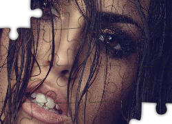 Kobieta, Twarz, Makijaż