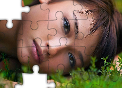 Dziewczyna, Twarz, Makijaż