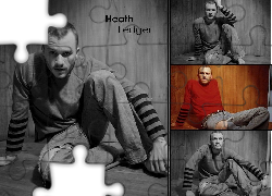 Heath Ledger,czerwona bluzka