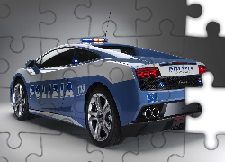 Radiowóz, Policja, Lamborghini Gallardo
