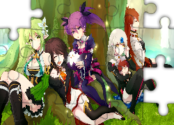 Elsword, Rena, Ara, Aisha, Eve, Elesis