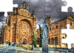 Hiszpania, Salamanka, Zabytek, Katedra, Posąg