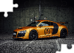 Samochód, Pomarańczowy, Audi R8