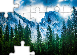 Góry, Lasy, Mgła, Chmury