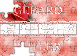Gerard Butler,klisza, kwiatek