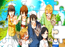 Barakamon, Arai Tamako, Handa Seishuu, Kido Hiroshi, Kotoishi Naru, Kubota Hina, Oohama Kentarou, Yamamura Miwa