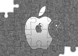 Logo, Apple, Pacman