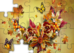 Jesienny Bukiet, Motyle, Art