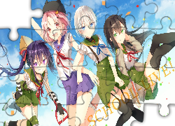 Gakkou Gurashi, Ebisuzawa Kurumi, Takeya Yuki, Wakasa Yuuri, Naoki Miki, anime