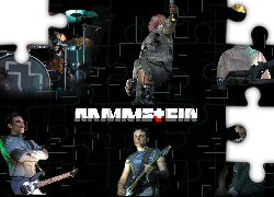 Rammstein,zespół, gitary, perkusja