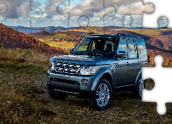 Land Rover, Discovery, Wzgórza, Jesień