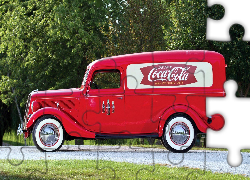 1937, Ford, Panel, "Coca Cola", Van