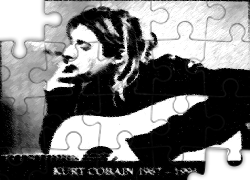 Nirvana,Kurt Cobain ,gitara