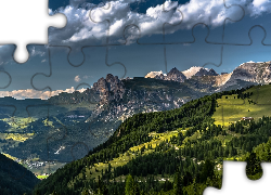 Góry, Lasy, Drogi, Dolina, Wioska