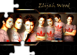 Elijah Wood,twarze, ciemne włosy