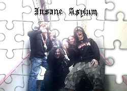 Insane Asylum,spodnie moro, zespół cały, czepeczka