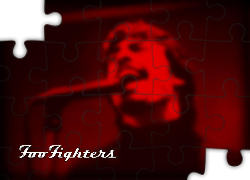 Foo Fighters,wokalista, mikrofon