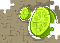 Owoc, Limonka, Tło, Grafika 2D