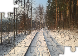 Zima, Opuszczona linia kolejowa