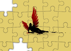 Grafika, Kobieta, Anioł