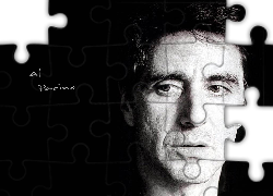 Al Pacino, twarz, ciemne, oczy, Aktor