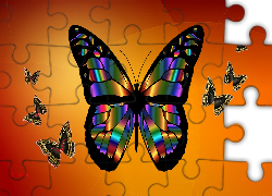 Grafika, Motyl, Motyle