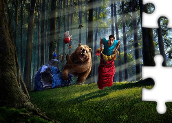 Namiot, Biwak, Śpiwór, Niedzwiedż