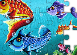 Rybki, Grafika, 2D