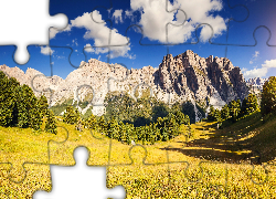 Góry, Chmury, Las, Łąka