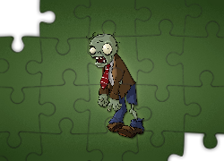 Zombi, Gra, Rośliny, Kontra, Zombie, Zielone, Tło