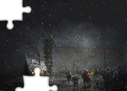 Stary Młyn, Rycerze, Noc, Art