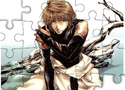 Saiyuki, chłopak, konar