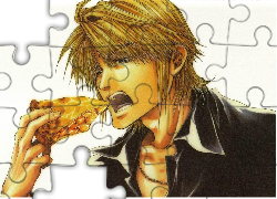 Saiyuki, ciastko, pizza