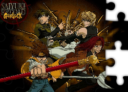 Saiyuki, gunlock, akcja