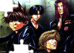 Saiyuki, papierosy, chłopaki