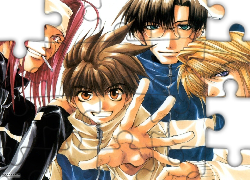 Saiyuki, ręka, postacie