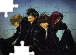 Saiyuki, czarne, garniaki