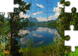 Góry, Jezioro, Drzewa