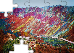 Góry, Tęczowe, Chiny