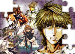 Saiyuki, facet,  pistolet, postacie