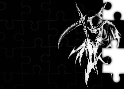 Kostucha, Kosa, Szkielet