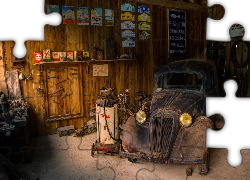 Garaż, Stary, Samochód