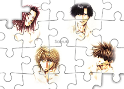 Saiyuki, ludzie, twarze