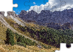 Góry, Drzewa, Chmury