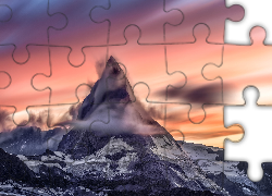 Góry, Chmury, Śnieg