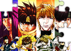 Saiyuki, monokl, ludzie