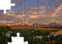 Góry, Rzeka, Drzewa