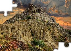 Góra, Chmury, Roślinność