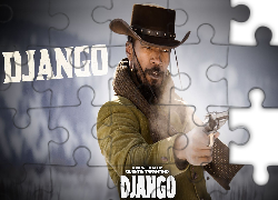 Django Unchained, Jamie Foxx, Pistolet, Western, Kapelusz