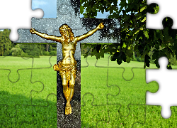 Religijne, Krzyż, Jezus, Drzewo